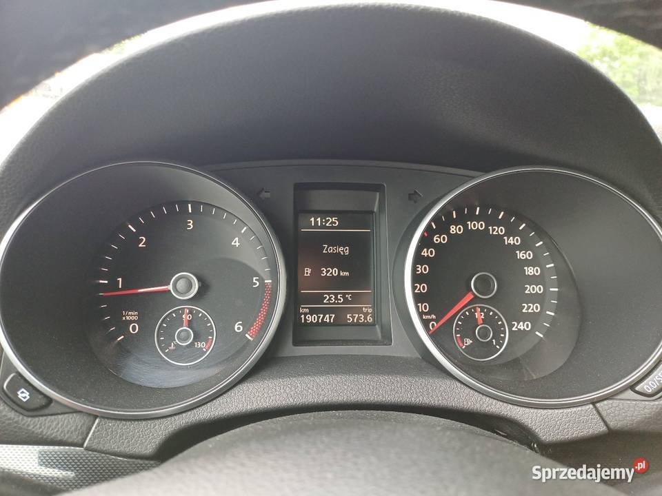 VW Golf VI Hatchback 16 TDI 105 2012r 5drzwi elektryczne lusterka Lubin