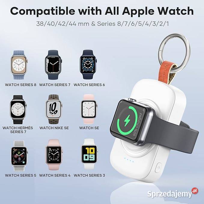Przenośna bezprzewodowa ładowarka do Apple Watch Telefony komórkowe Knurów