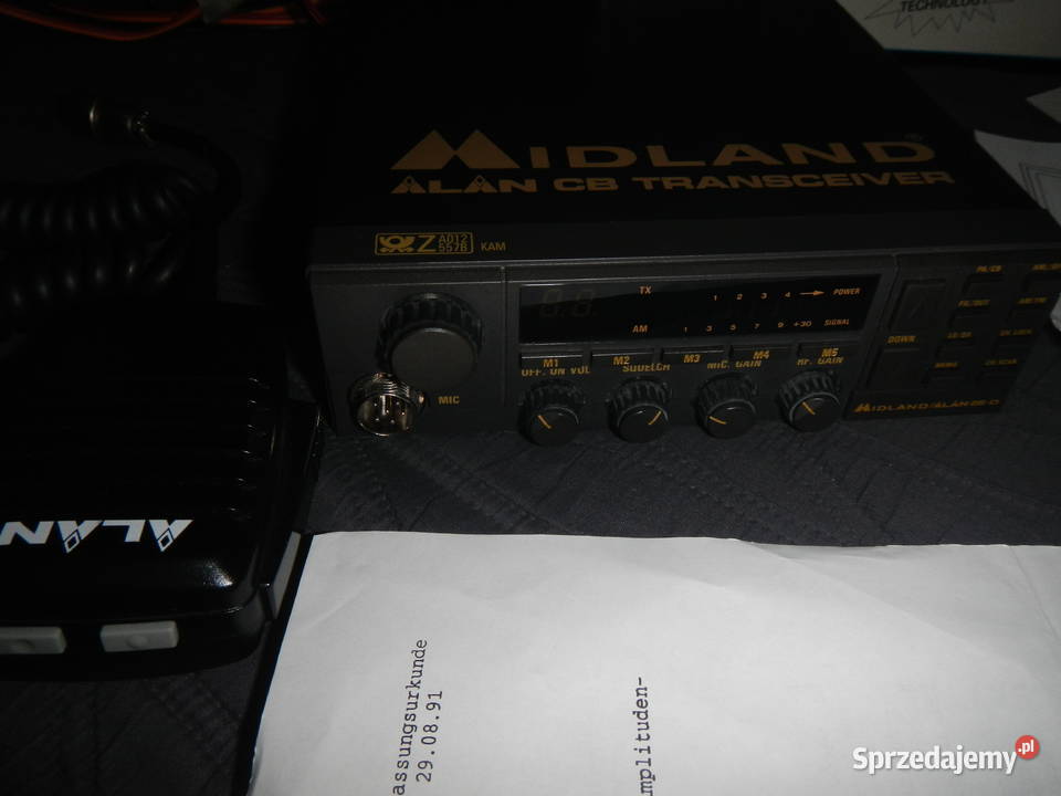 Radio CB Midland 28D niemieckie kultowe Wałbrzych