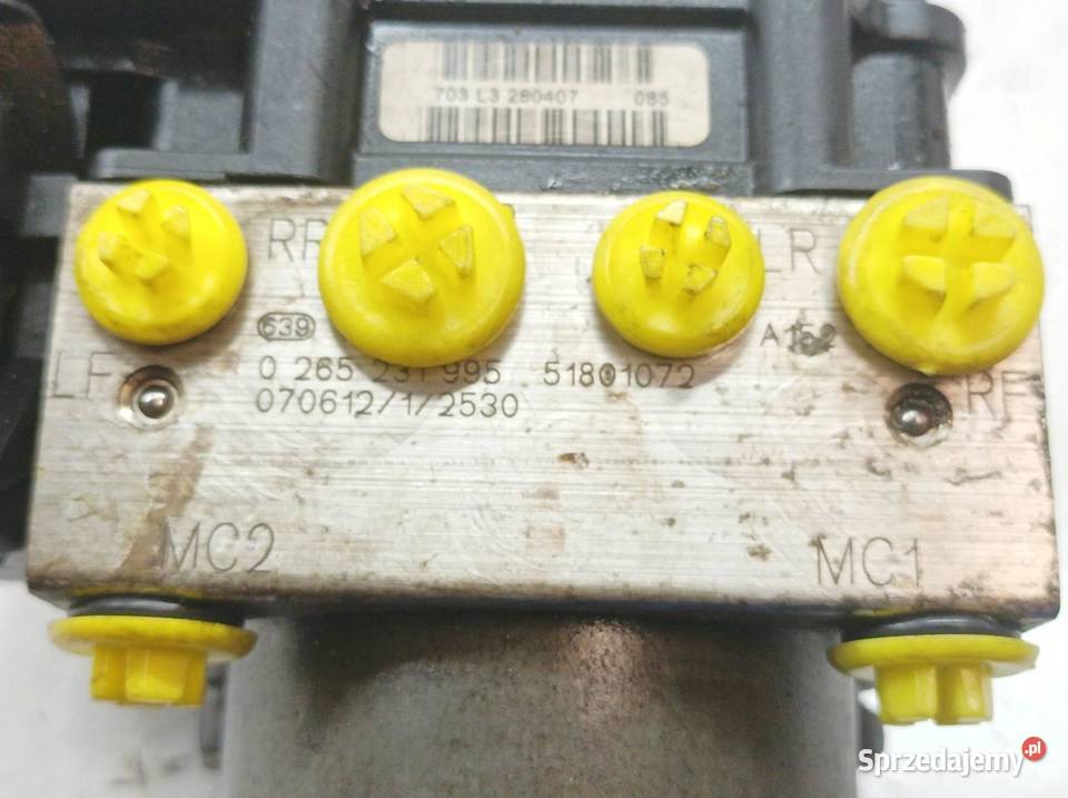 POMPA ABS 51801072 0265231995 Fiat Linea I 2007