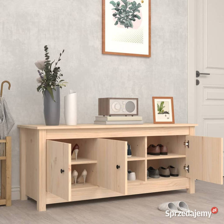 Szafka na buty 110x38x455 lite drewno sosnowe mazowieckie