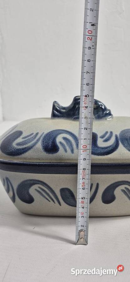 Stylowy ceramiczny garnek na śledzie HERINGSTOPF Garnki i szybkowary lubelskie Biłgoraj sprzedam