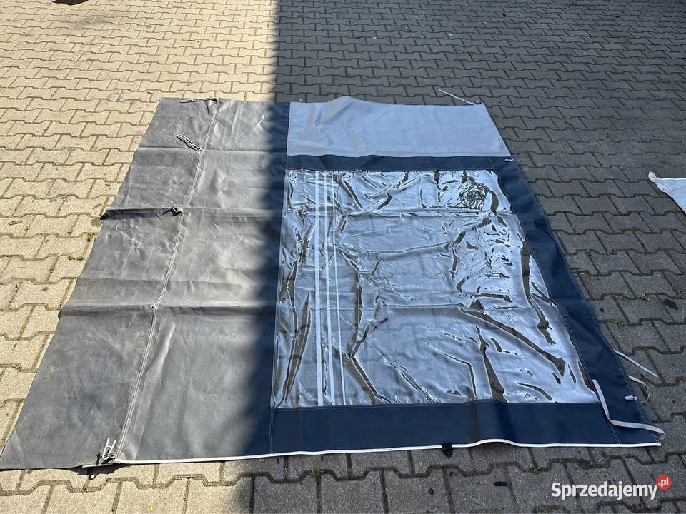 Ściana boczna markizy daszku kamper przyczepa mazowieckie Grzebowilk