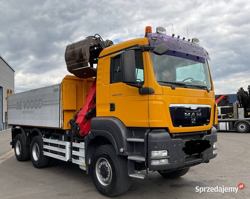 Wywrotka 6x6 Bordmartic z Z dzwigiem Epsilon Man Warszawa