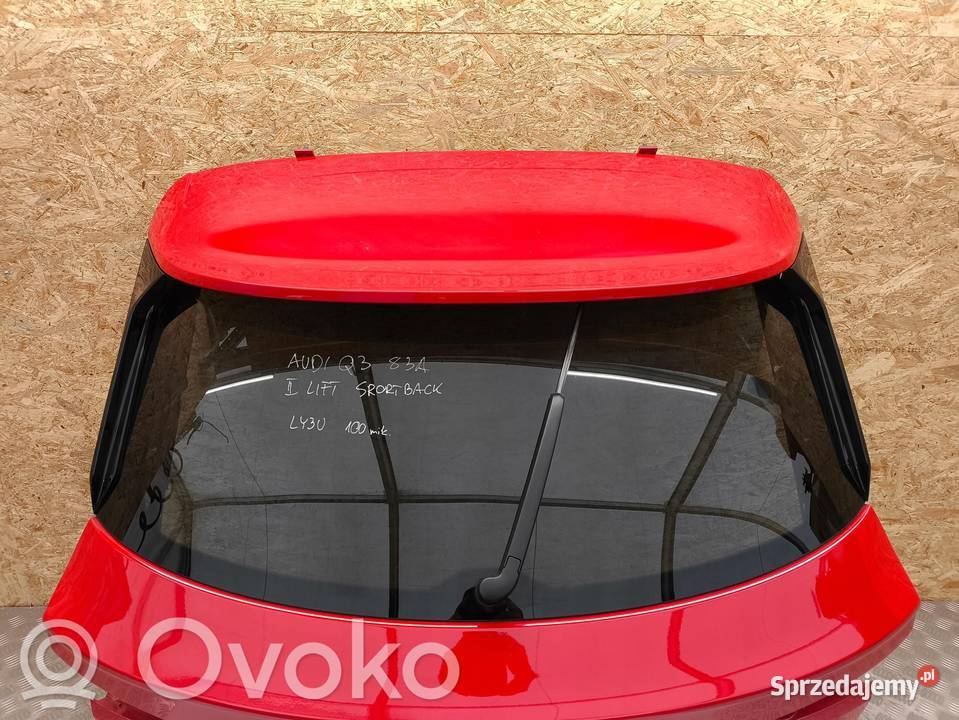 Klapa bagażnika Audi Q3 II sportback Rok produkcji 2023 Malanów sprzedam