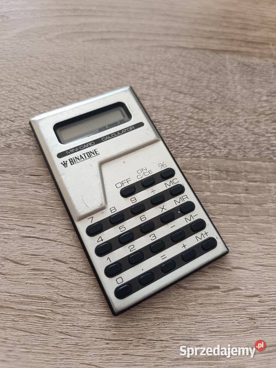 Zabytkowy kalkulator Binatone MiniCard Rzeszów sprzedam