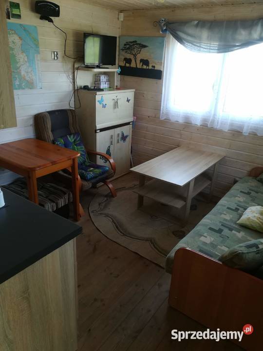 DOMEK CAŁOROCZNY3x7 mobilny drewniany pomorskie Karwia sprzedam