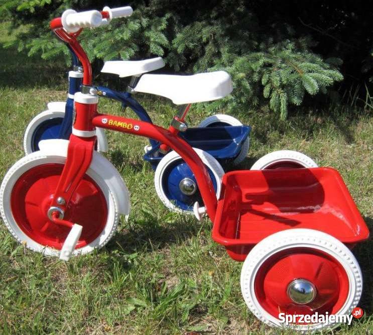 Rowerek trójkołowytrzykołowy metalowy retro DBS Lublin sprzedam
