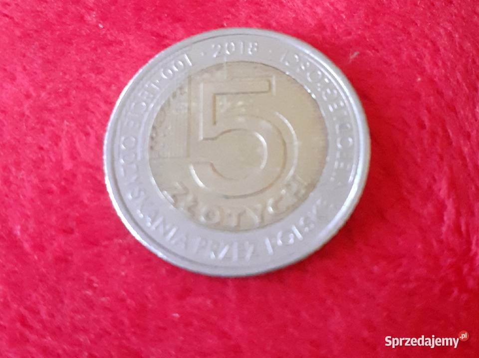 5 złotych 2018 unikat destrukt piękny okaz Sosnowiec