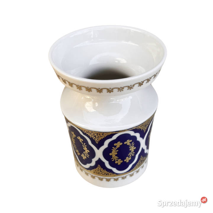 Porcelanowy wazon Unterweisbach kobaltowy Niemcy mazowieckie Warszawa