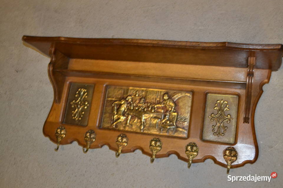 wieszak dębowy z obrazkiem dąb Meble