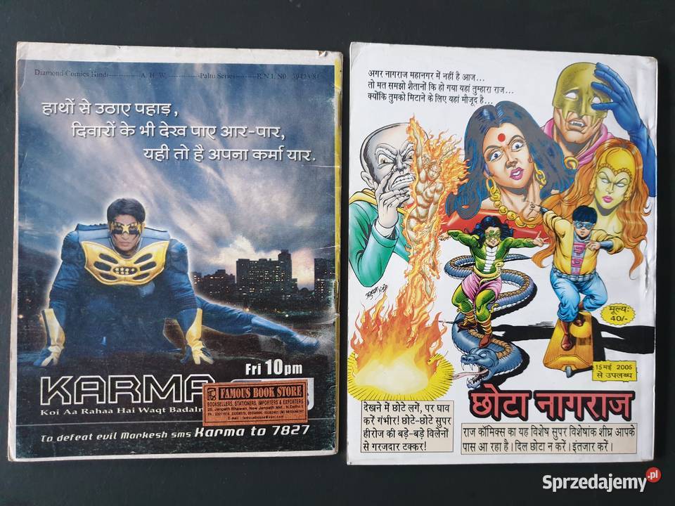 2 Hinduskie Komiksy Superbohaterskie Gdynia