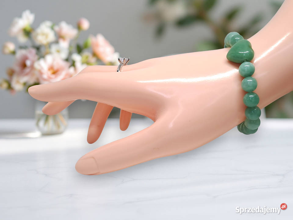 Bransoletka z awenturynu AWENTURYN serce kulka Warszawa