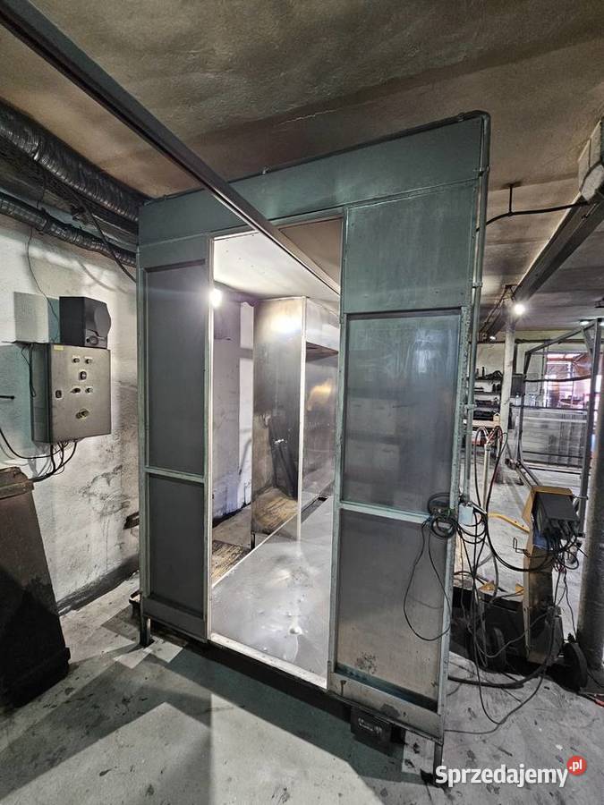 Piec elektryczny do lakierni proszkowej kabina Łosiów
