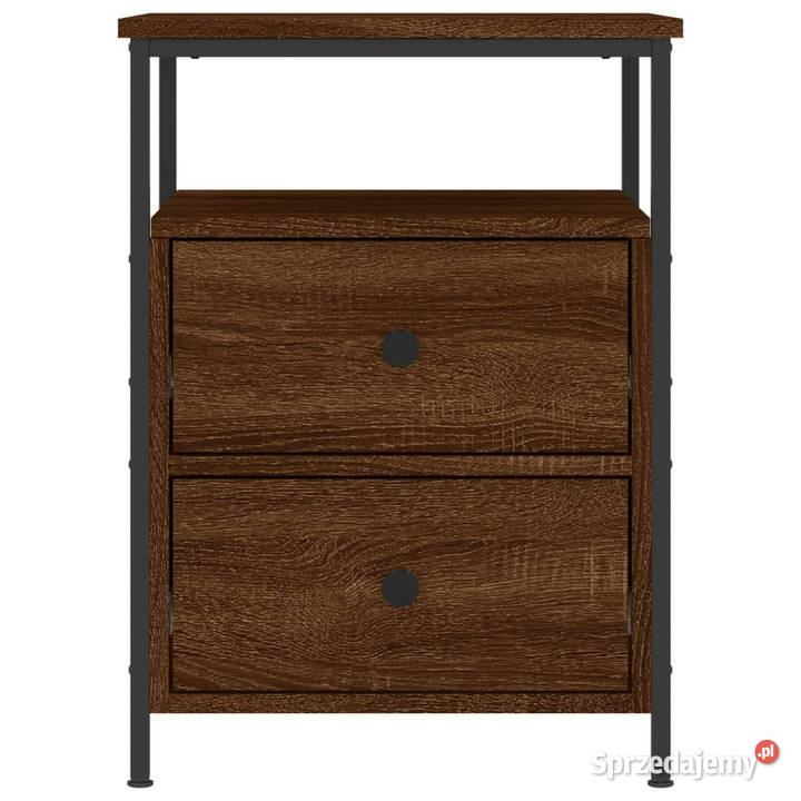 Szafki nocne 2 brązowy dąb 44x45x60 WM826012 Nocne Warszawa