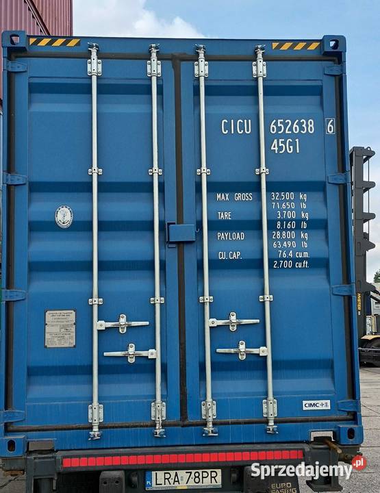 Kontener morski 12m40HC NOWY Tani Transport Magazynowanie mazowieckie Warszawa