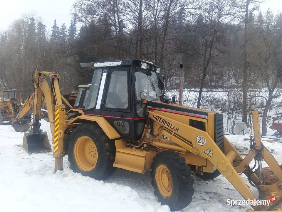 koparko ładowarka Cat 428b nie Sól