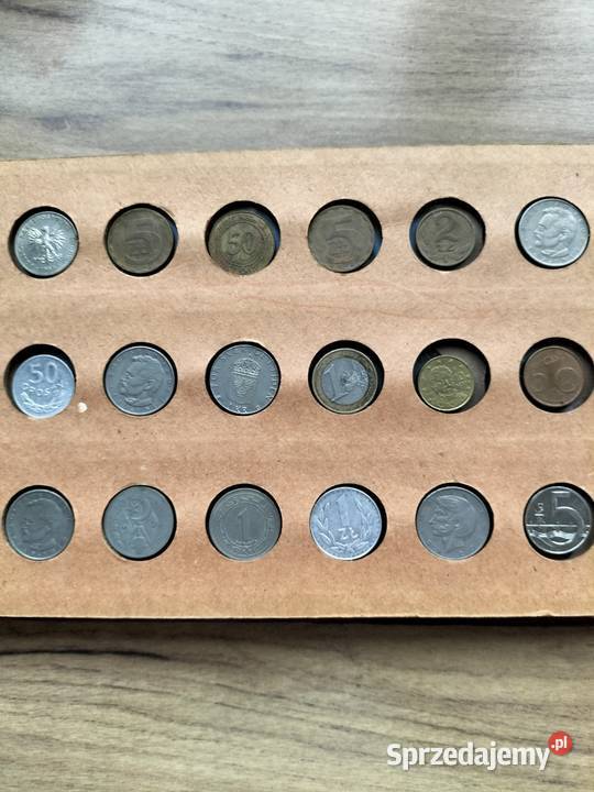 Kolekcja starych monet PRL 72 sztuki