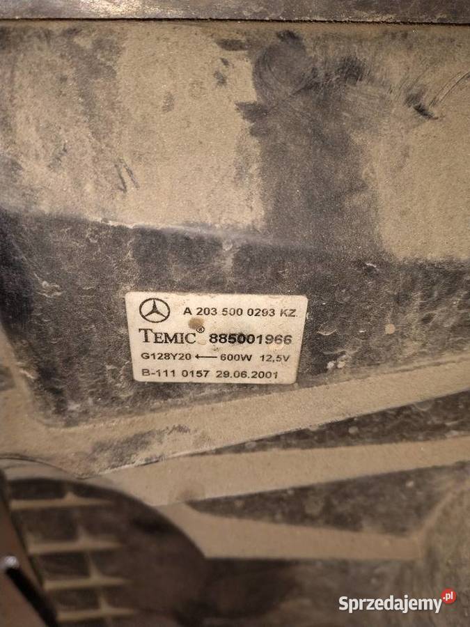 Wentylator chłodnicy Mercedes W203 A2035000293KZ osobowe Łódź