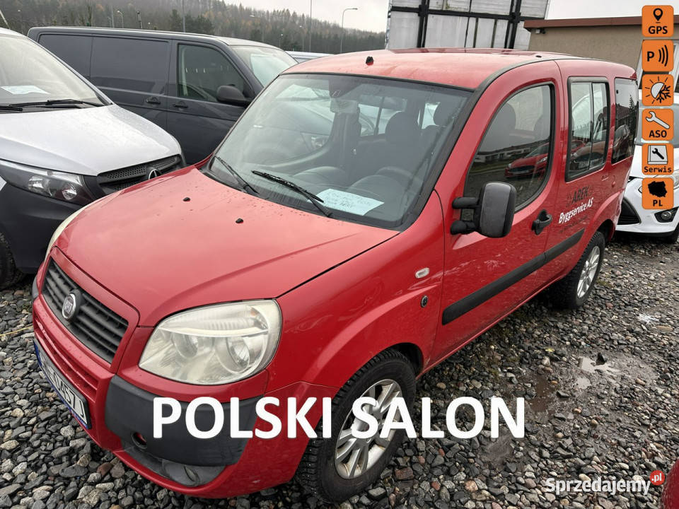 Fiat Doblo Polski salon 5 miejsc rej Zarejestrowany w Polsce Motoryzacja