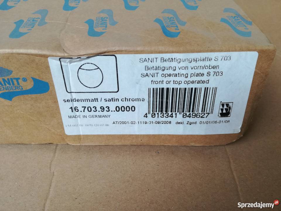 Przycisk Spłukujący 703 Chrom Mat 16703930000 Siedlce