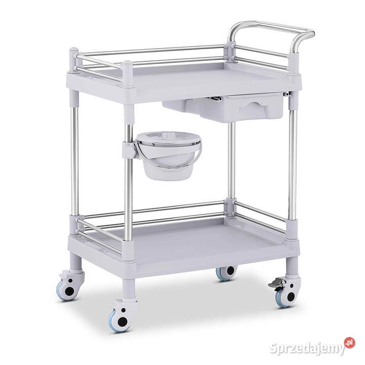 Wózek laboratoryjny 2 półki 54 x 38 szuflada śląskie Częstochowa