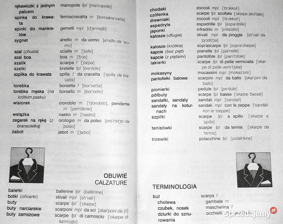 Polskowłoski słownik tematyczny Hanna Cieśla Rok wydania 1997 Chełm