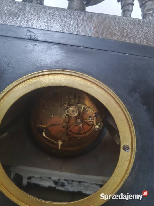 zegar kominkowy marmurowy