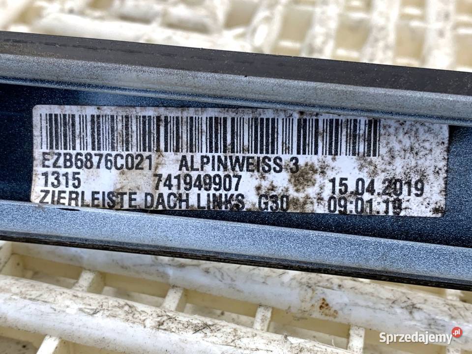 LISTWA DACHOWA LEWA BMW G30 7419499 20 184