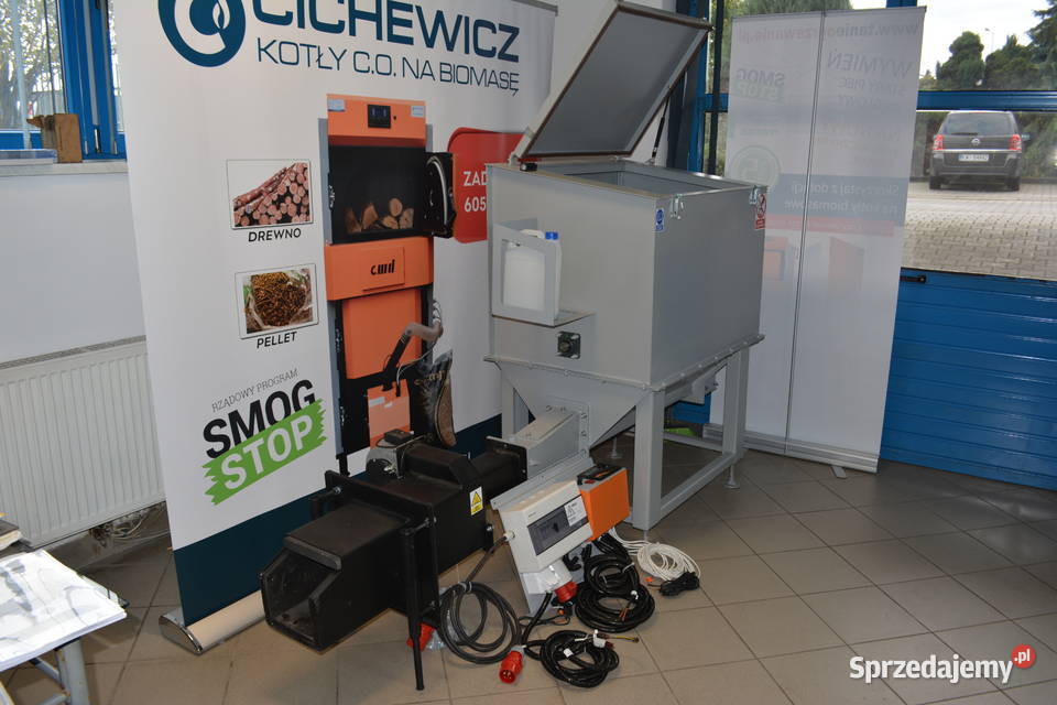 Zespół automatycznego spalania biomasy zrębki Siedlce