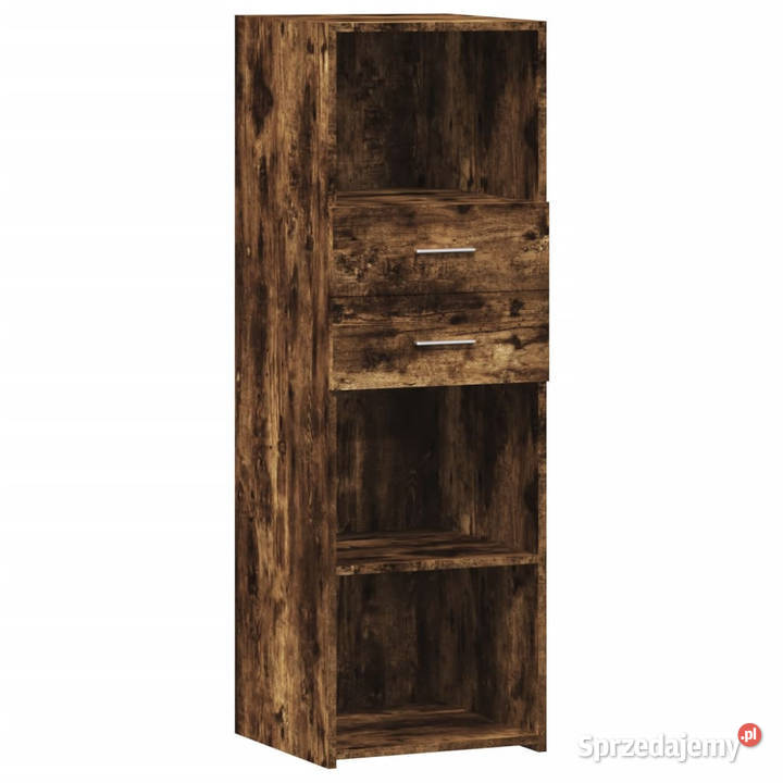 Wysoka szafka przydymiony dąb 40x425x124