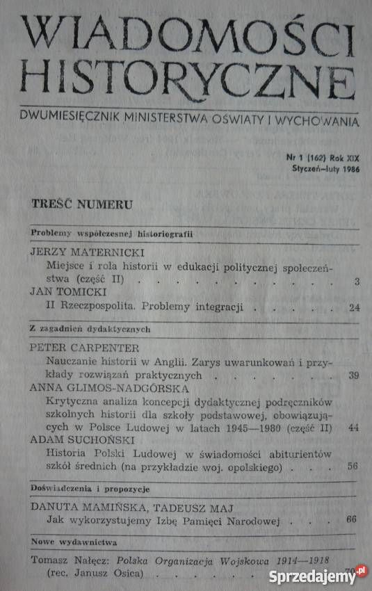 WIADOMOŚCI HISTORYCZNE 1 STYCZEŃLUTY 162 XIX historia Grudziądz