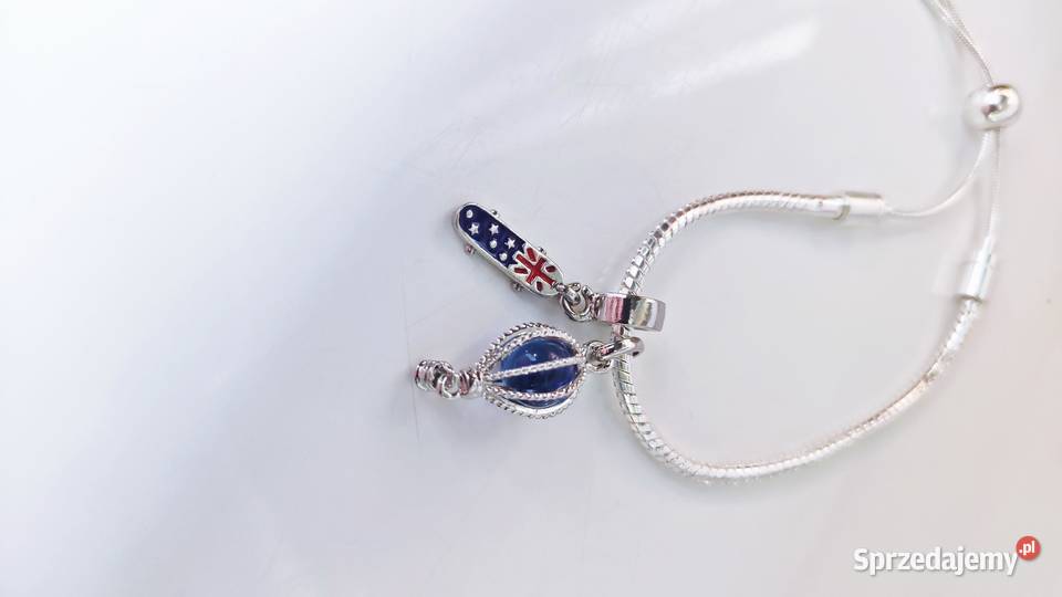 Bransoletka modułowa z zawieszkami Charmsy mazowieckie Warszawa