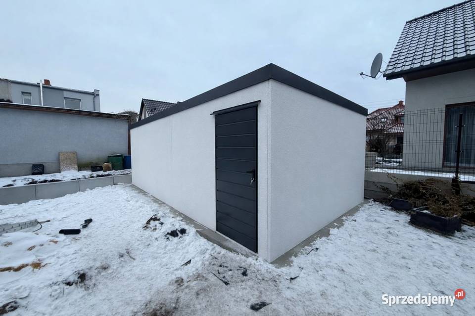 Garaz tynkowany BudGar PREMIUM 35m2 śląskie