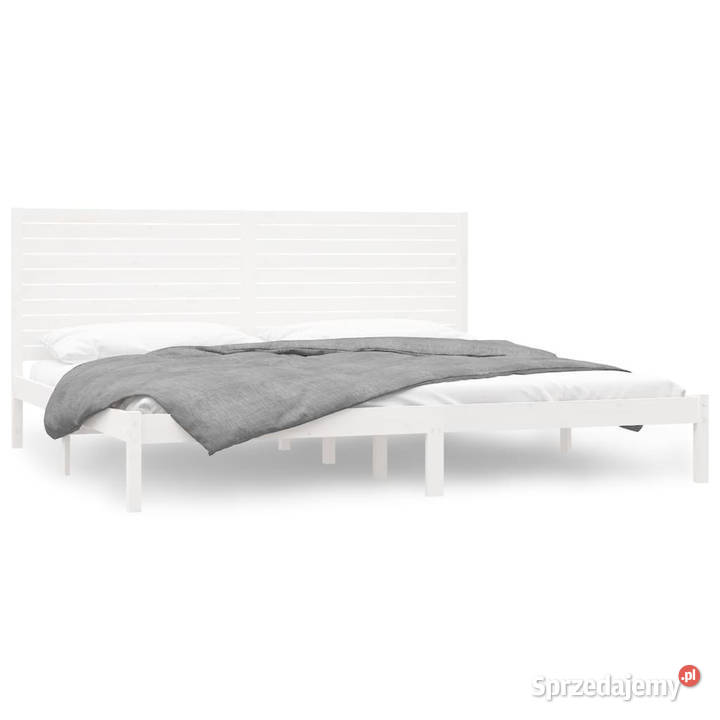 Rama łóżka biała lite drewno 200x200 WM3104629 Warszawa