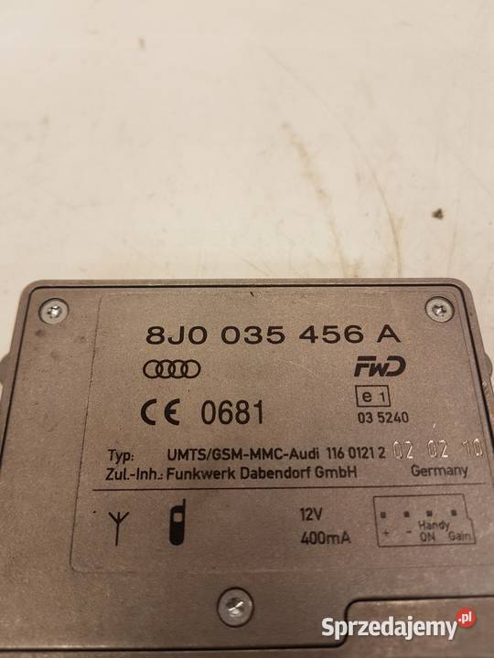 WZMACNIACZ ANTENOWY AUDI A4 A6 A5 Q5 8J0035456A śląskie sprzedam