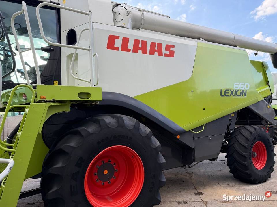 Kombajn zbożowy Claas Lexion 660 heder V750 Nowa Ruda