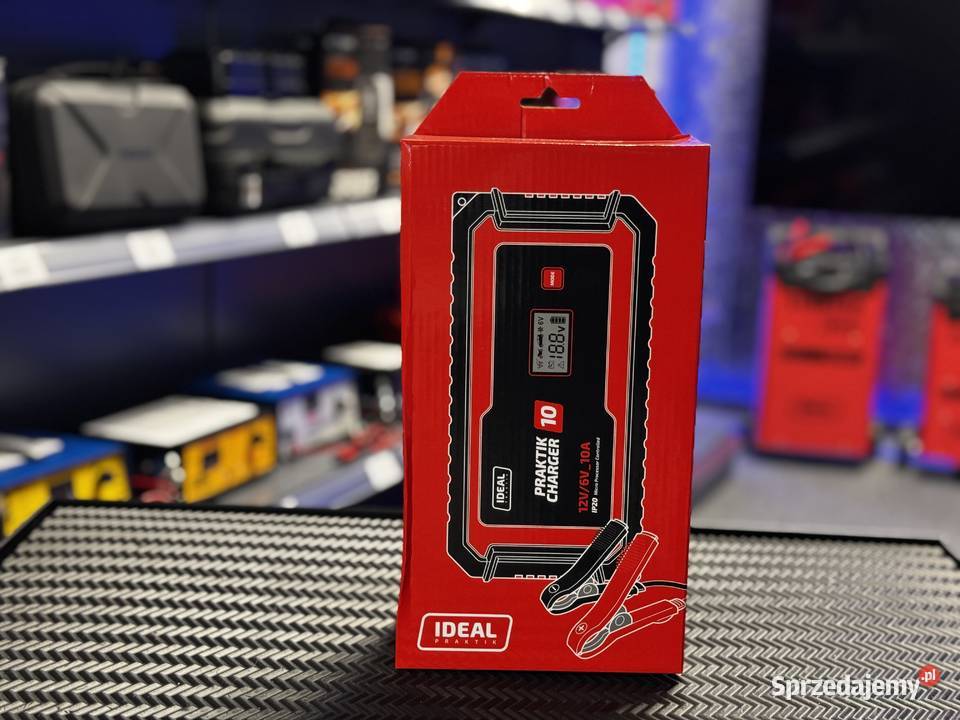 Ładowarka Praktik Charger 10 LCD 6 12V IDEAL