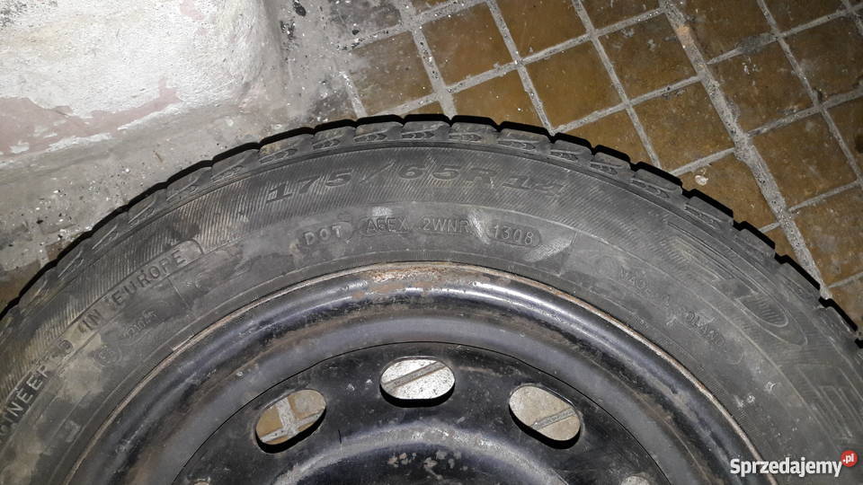 2 x felga stalowa z oponami zimowymi 17565R14 opolskie Głuchołazy