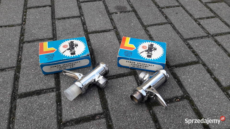 automat spłukujący tajfun PRL nowy NOS 34 cala