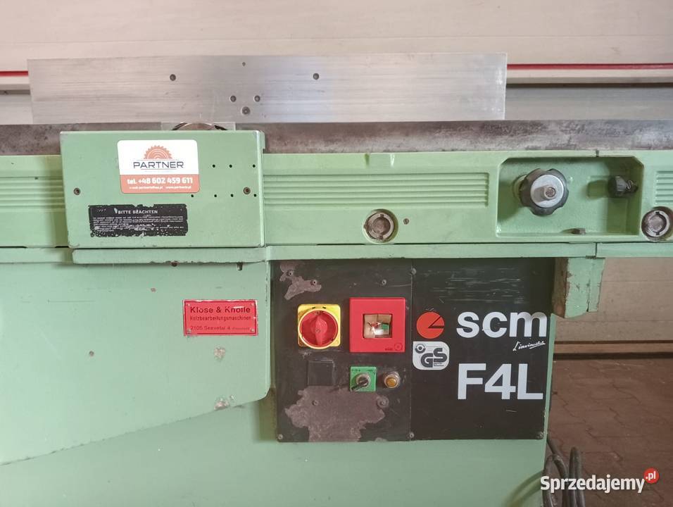 Wyrówniarka SCM F4L Wejherowo