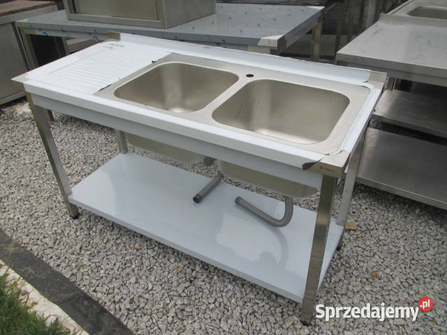 Nowy Zlew Gastronomiczny 2 Komorowy Z Półką Ostrów Wielkopolski