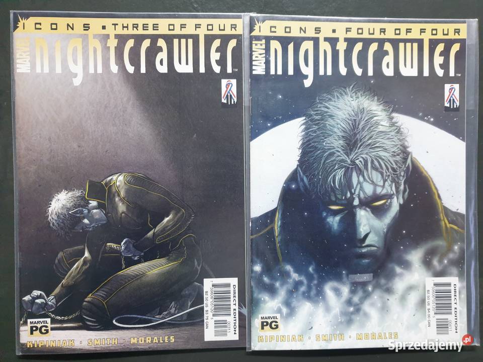 Nightcrawler 8 oryginalnych komiksów Marvel USA Komiksy Gdynia sprzedam