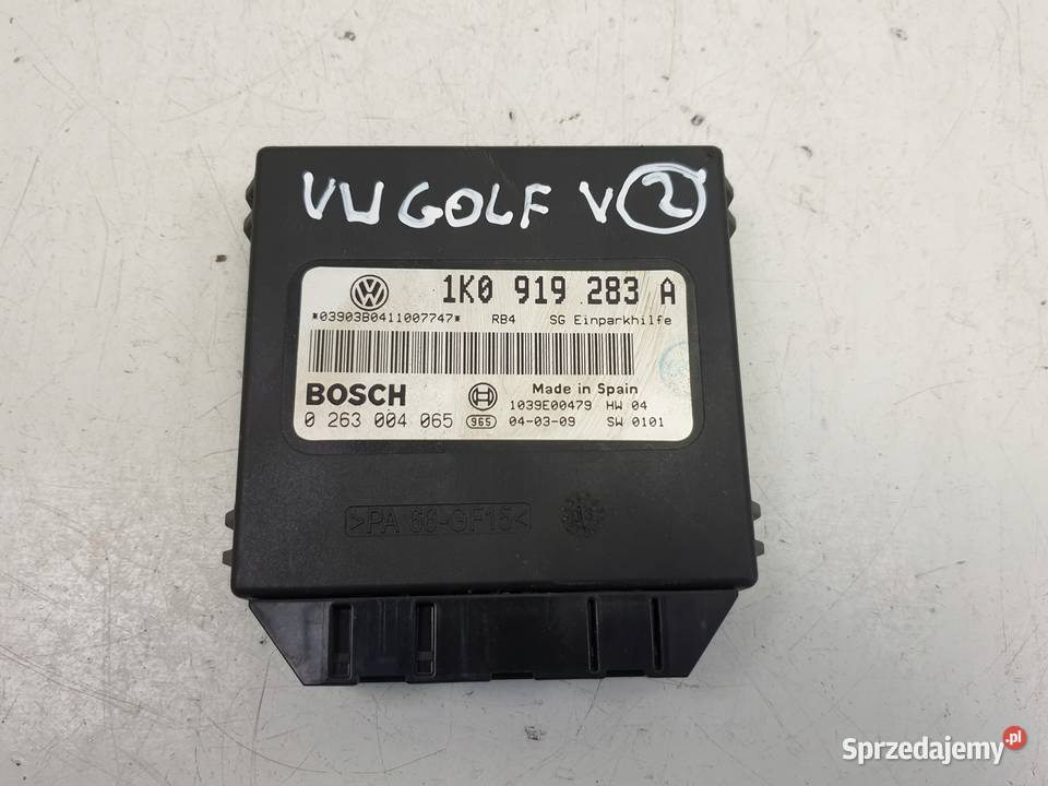 VW Golf V MODUŁ PARKOWANIA PDC 1K0919283A Chełm