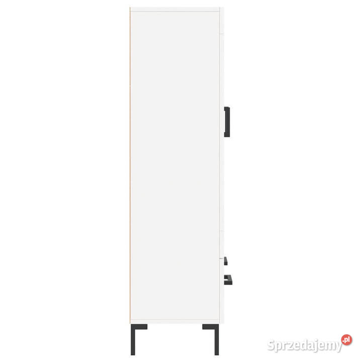 Wysoka szafka biała 695x31x115 materiał Warszawa