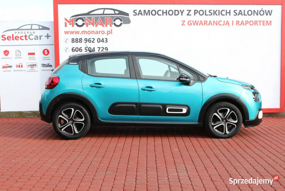 Citroen C3 Shine Salon Polska 1właściciel wielofunkcyjna kierownica kujawsko-pomorskie Włocławek