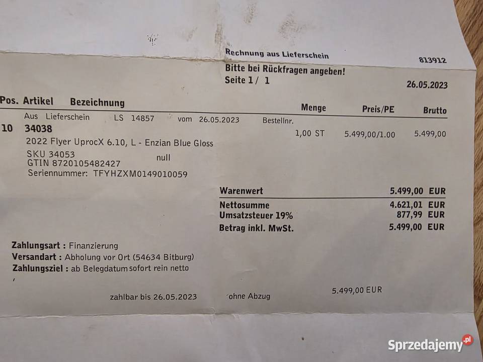 Rower elektryczny FLYER UprocX 610 FULL750Whrama Jelenia Góra