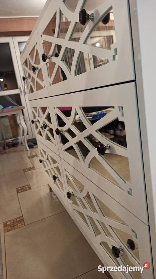 Komoda 130 wysoki połysk6 szuflad Glamour 110cm Nowy Sącz