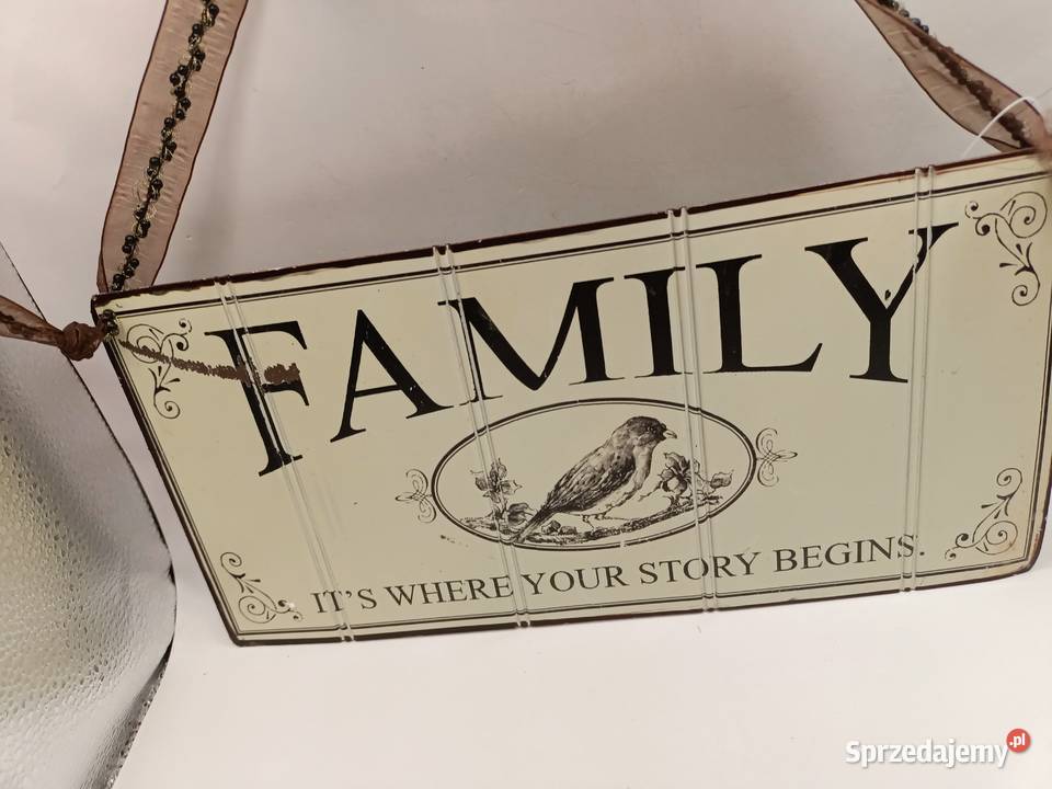 Szyld blacha Family metalowa zawieszka lubelskie Zamość