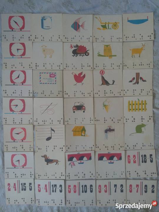 PRL układanka gra AUTOMATYCZNY NAUCZYCIEL LATA Warszawa